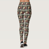 Siamees kat in sneeuw Kerstmis Leggings (Achterkant)