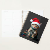 Siamees Kat Kerstmis V-Nek Planner (Display)
