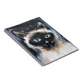Siamees kat notitieboek (Rechterzijde)