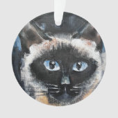 Siamees kat ornament (voorkant)