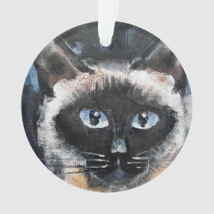 Siamees kat ornament