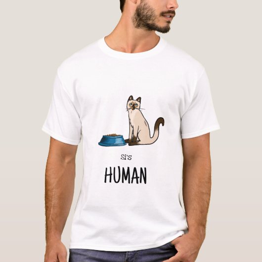 Siamees Kat T-shirt (Voorkant)