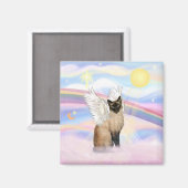 Siamees Kat - Wolken Magneet (Voorkant / Achterkant)
