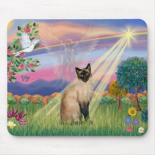 Siamees Kat - Wolkenengel Muismat (Voorkant)