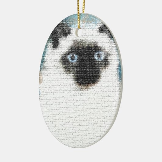 Siamees Keramisch Ornament (Links)