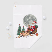 Siamees Rendier Kerstmis Siamees Kat Liefhebber Ca Golfhanddoek (Insitu)