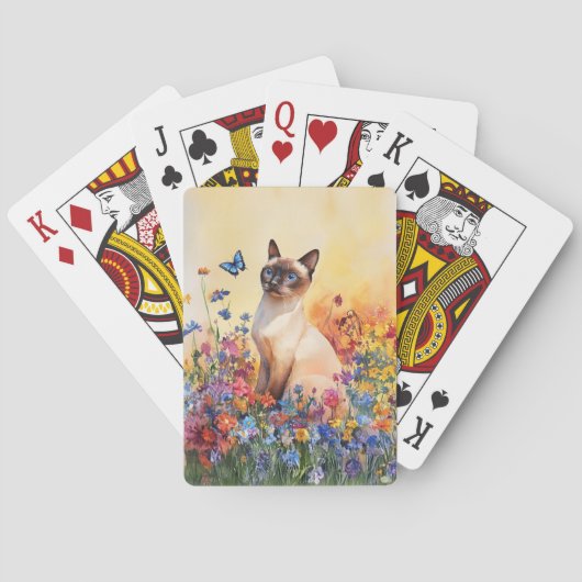 Siamese 2 - Fietsspeelkaarten Pokerkaarten (Achterkant)