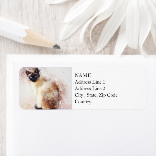 Siamese | ABSTRACT | WATERVERF Etiket (Insitu)