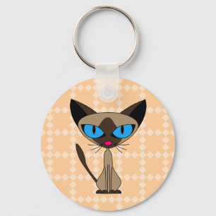 Siamese als u Sleutelhanger wilt