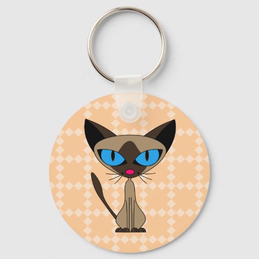 Siamese als u Sleutelhanger wilt (Voorkant)