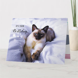 Siamese Birthday-kaart Kaart