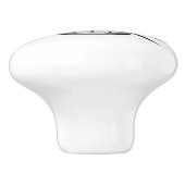 Siamese Blue Eyed Cat Face Light op donkere afbeel Keramische Knop (Zijkant)