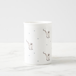 Siamese Bone China Tea Cup Porselein Kop