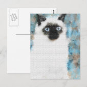 Siamese Briefkaart (Voorkant / Achterkant)