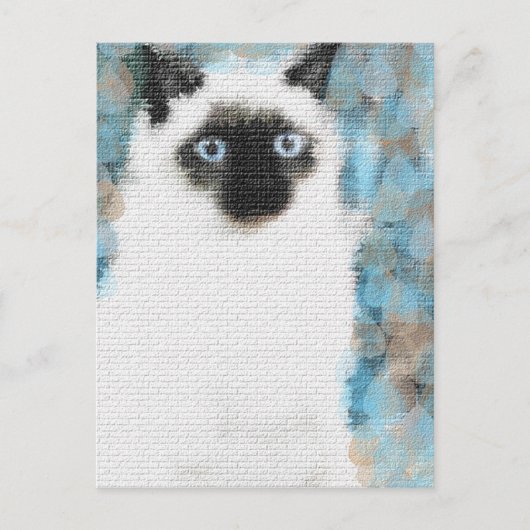 Siamese Briefkaart (Voorkant)