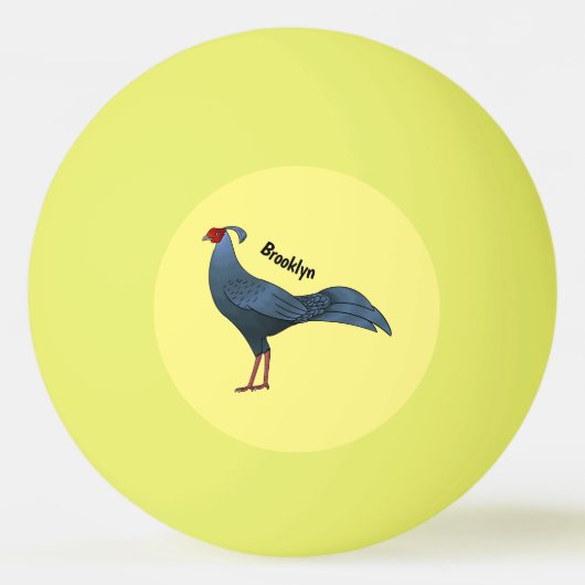 Siamese cartoon pingpongbal (Voorkant)