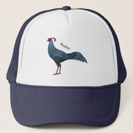Siamese cartoon trucker pet (Voorkant)