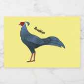 Siamese cartoon voedselcontainer etiket (Enkel label)