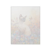 Siamese Cat 1 - 11" x 8,5" Notitieblok (Linkerzijde)