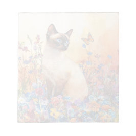 Siamese Cat 1 - 5,5 inch x 6 inch Notitieblok