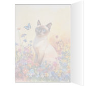 Siamese Cat 2 - 5 "x 7" Art Kaart (Binnen (Links))