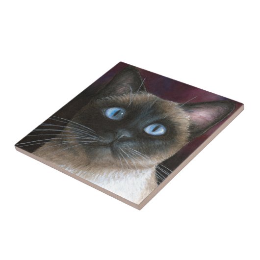 Siamese Cat 548 Tegeltje (Zijkant)