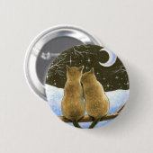 Siamese Cat 584 Ronde Button 5,7 Cm (Voorkant /achterkant)