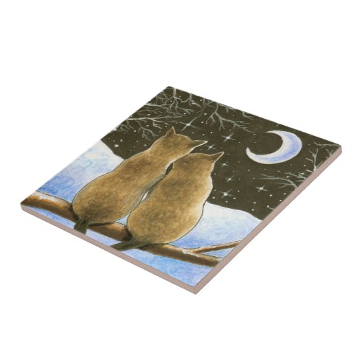 Siamese Cat 584 Tegeltje (Zijkant)