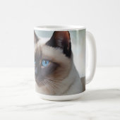 Siamese Cat 749 Digitale kunst Koffiemok (Voorkant rechts)