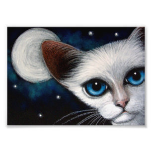 SIAMESE CAT 7 x 5 inch, Kodak-fotopapier (Satin) Foto Afdruk