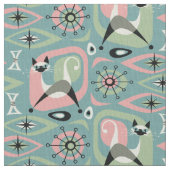 Siamese Cat Abstract ©studioxtine Stof (Close Up)