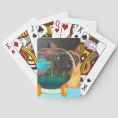 Siamese Cat and Betta Fish Speelkaarten (Achterkant)