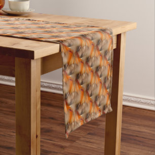 Siamese Cat Animal Pattern Korte Tafelloper