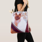 Siamese cat art tote bag (Dichtbij)