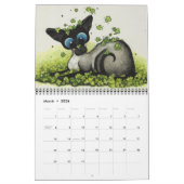 Siamese Cat Artwork van Amy Lyn Bihrle Kalender (Mar 2026)