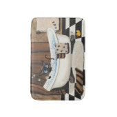 Siamese Cat Bath van Bihrle Badmat (Voorkant Verticaal)