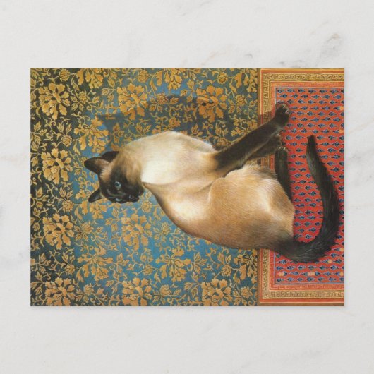 SIAMESE CAT-BETALING  BRIEFKAART (Voorkant)