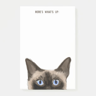 Siamese Cat   bewerkbare tekst   Hier is wat er op Post-it® Notes