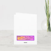 Siamese Cat Birthday Kaart (Achterkant)