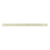 Siamese Cat Birthday Satin Ribbon in Yellow Satijnen Lint (Voorkant)