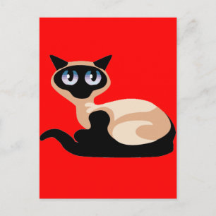 Siamese Cat Briefkaart