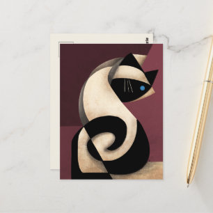 Siamese Cat Briefkaart