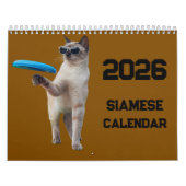 Siamese Cat Calendar Kalender (Hoes)