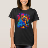 Siamese Cat Camping T-shirt (Voorkant)