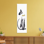 SIAMESE CAT CANVAS AFDRUK (Insitu (Woonkamer))