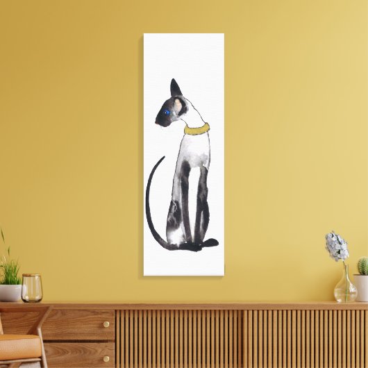 SIAMESE CAT CANVAS AFDRUK (Insitu (Woonkamer))