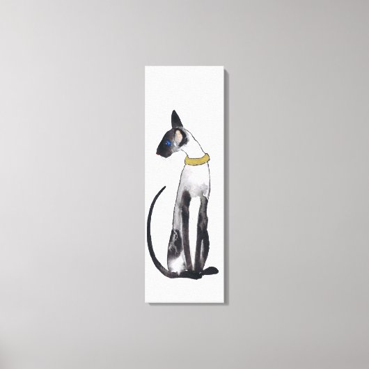 SIAMESE CAT CANVAS AFDRUK (Voorkant)