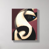 Siamese Cat Canvas Afdruk (Voorkant)