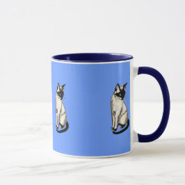 Siamese Cat Cartoon Kinder Gift Mok