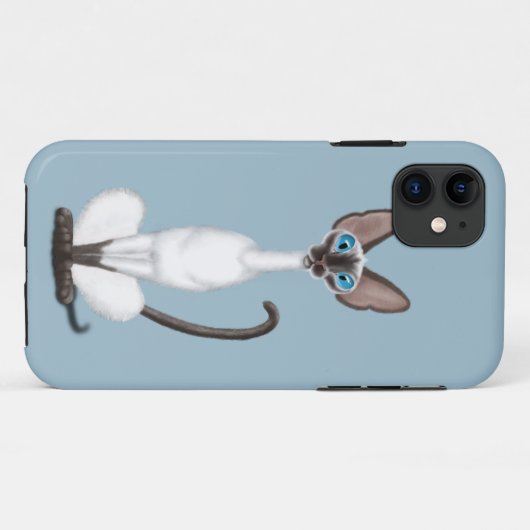 Siamese Cat Case-Mate iPhone Case (Achterkant (horizontaal))